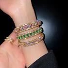 Bangle Crystal Bangle Bracelet Fashion Bangle Adjustable Tennis Crystal Cuff Bracelets Women