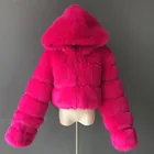 Coat 2021 Winter New Solid Color Hooded High Imitation Fur Coat Plus Size Fox Fur Coat Women's Clothing