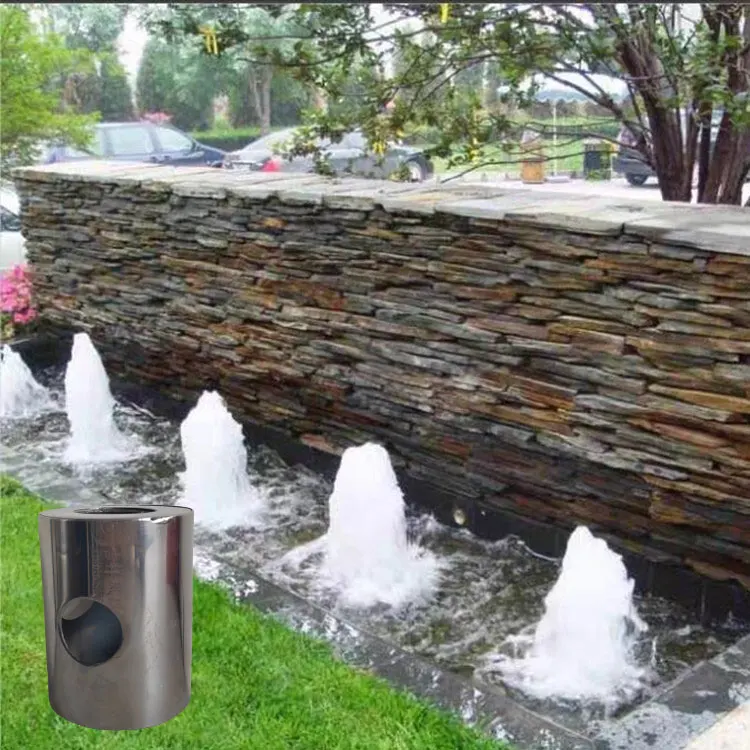 Stainless Steel Full Cup Fountain Nozzle Blister Jet for Garden Water Features supplier