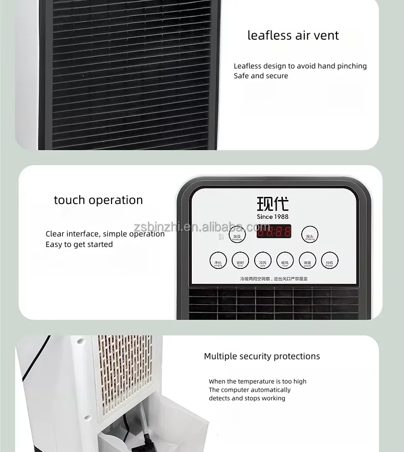 Mini Air Conditioner, Portable, 1800W - detail 16