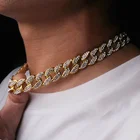 Silver Chain Chains Chains Hot Selling Men Necklace Gold Silver Plated Wholesale Hip Hop Chain Cuban Chains Necklaces