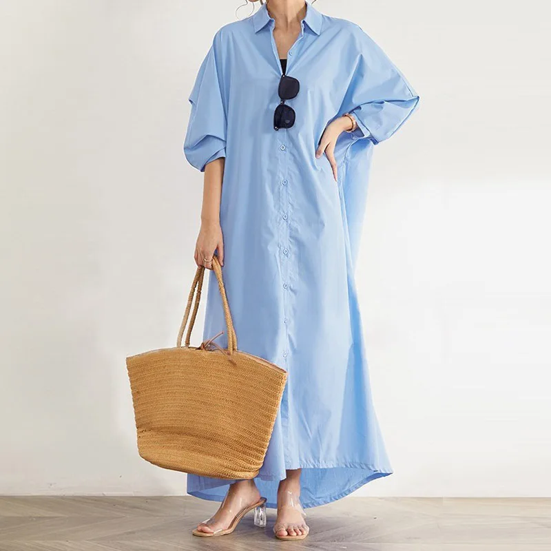 pure cotton shirt beach dress