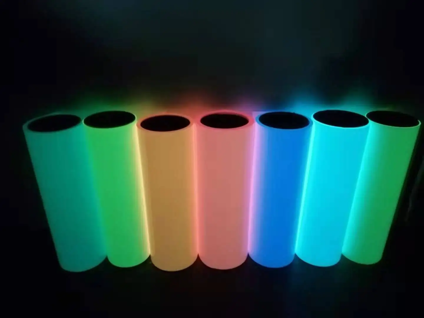 High Quality Heat Transfer Vinyl Colorful Glow In The Dark Cutting