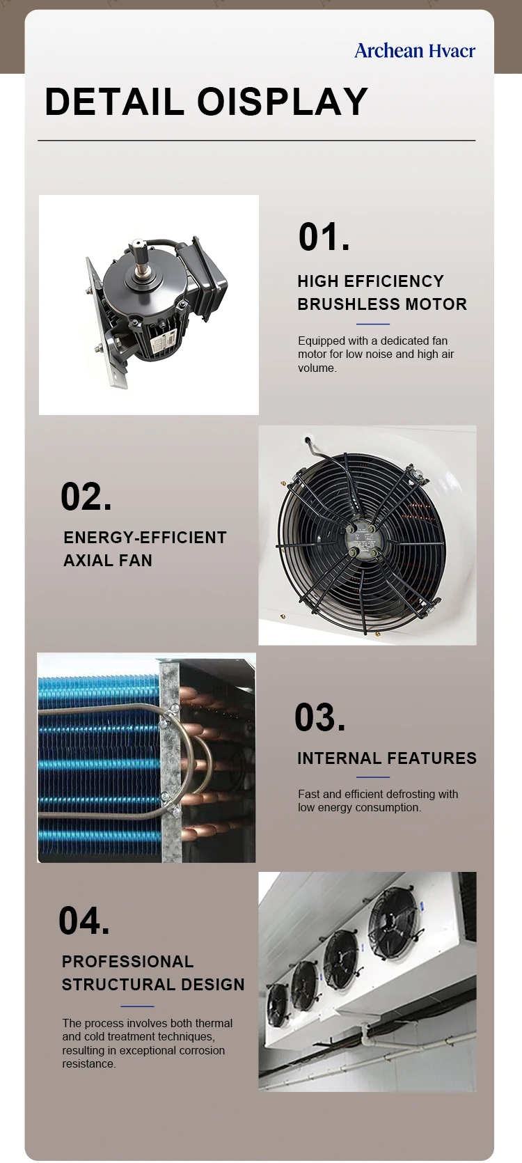 Unit Cooler, FreezerDD-12.0/60, Evaporator - detail 12