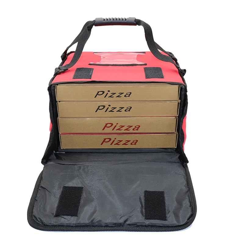 pizza bag delivery Classic Design durable Reusable Pizza Box Insulated Red Pizza Food Delivery Bag