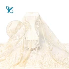 Lace Good Reputation Hand Made Lace With Pearls Silk Chiffon Butterfly White Embroidered Lace Fabric