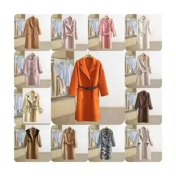 New Design Women Long Woolen Coat Double Breasted Long Sleeve Slim Jacket Autumn Winter Lady Elegant Windbreak Coats