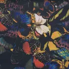 Silk Premium 100% Mulberry Silk Butterfly Print Satin Chiffon Design For Scarf Dress Garment Pillow Eye Mask Towel