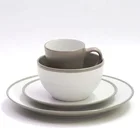 Ceramic Bowl Ceramic 12/16-pieces Matte Solid Color Glaze Stoneware Ceramic Dinnerware Set Plate Bowl Cup Tableware Sets