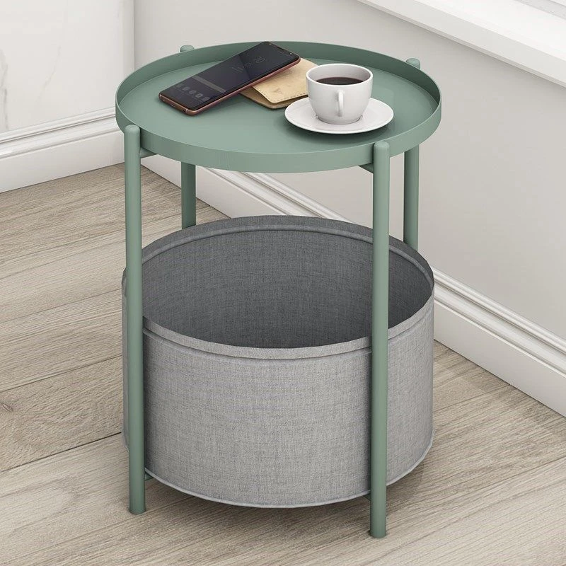 Luxury Tables Coffee Table Wood  Smart Side Stainless Steel  Living Room Furniture Modern  Side Table
