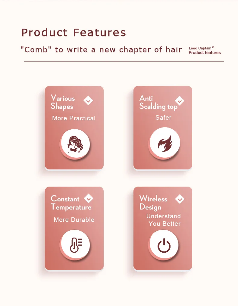 Wireless Fast Heating Plate Hair Styling Tools Usb Portable Adjustable