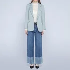 Suit Huiquan OEM Fast Delivery Custom Fashion Sophisticated Women's Suit Jackets Spring Autumn Long Sleeve Blazer
