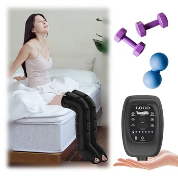 4 6 And 8 Chambers Air Pressure Sequential Compression Leg Massager Pressotherapy Boots For Athletes