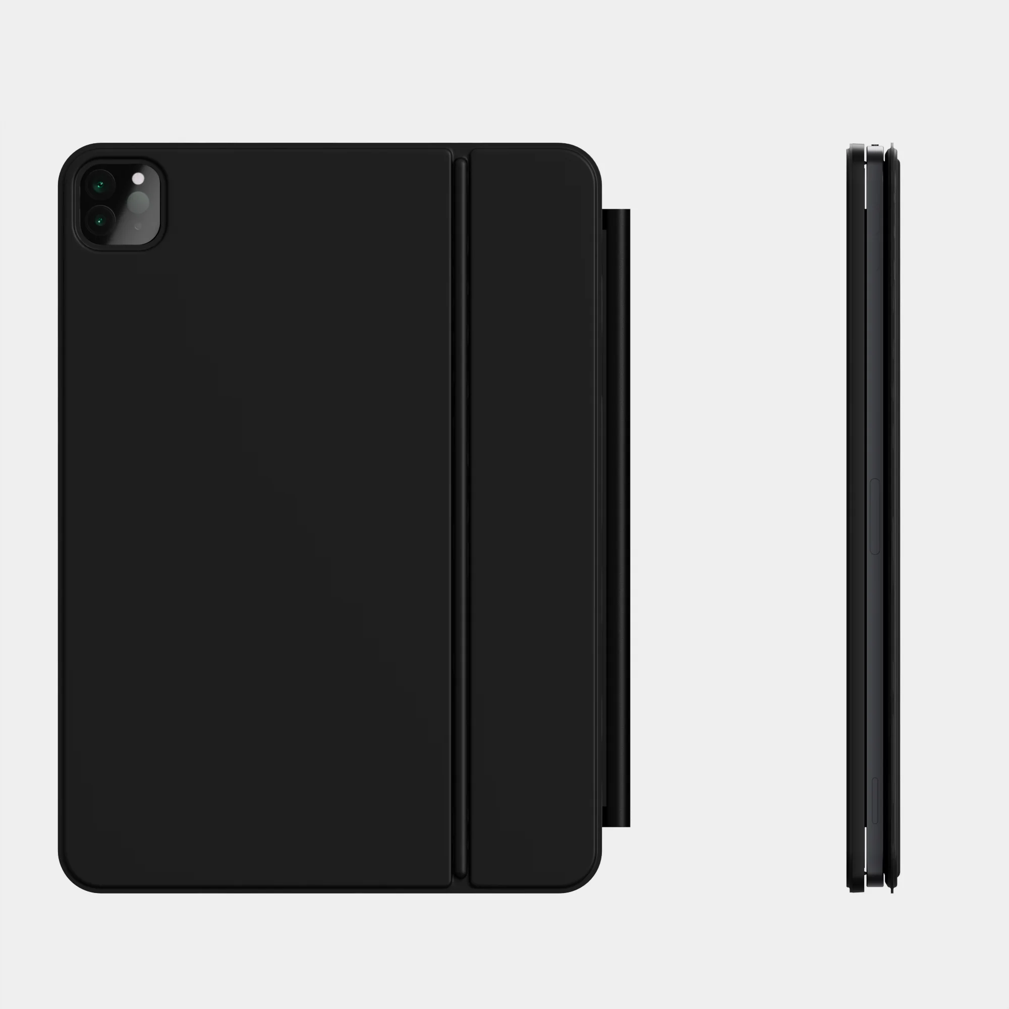 product laudtec 2nd gen 3 pin 6 rows keys magic keyboard case 35w usb c pd charging magnetic keyboard cover for ipad air pro-5