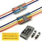 Wire Connectors Crimp Wire Connectors 222 Series Push In Quick Connect Wire Crimp Connectors