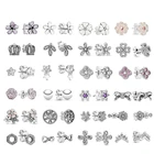 925 Silver Earrings Silver 925 Sterling Silver Trend Fashion Earrings For Pandora Fashion Jewelry Gift