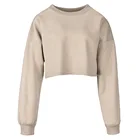 Sweatshirt Sweatshirt Woman Women Sweatshirt Crop Top Wholesale Cropped Solid Color Custom Logo