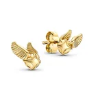 Earrings S925 New Star Diamond Earrings Harry Fit Potters Wing Earrings Gold Lady Pan Doraes Christmas Gift