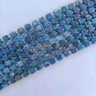 Beads Square Shape Loose Gemstone Beads Loose Zirconia Azurite Beads