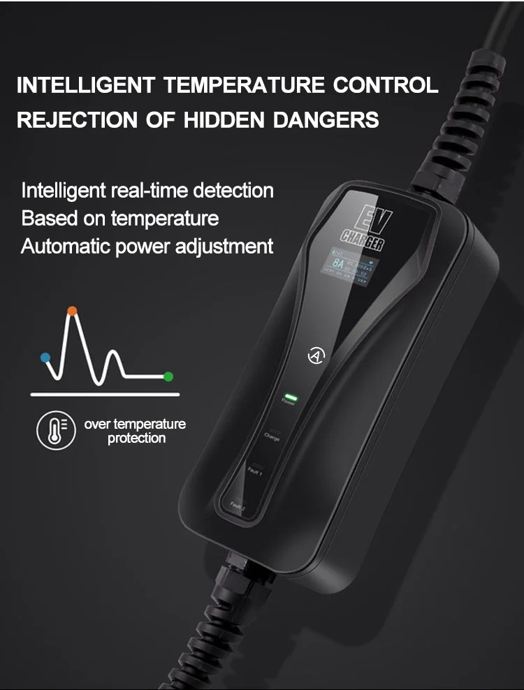 ODM TUV Wallbox EV Charger Cable Dustproof MODE 3 Flame Retardant TPE 1