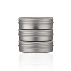 15ml 30ml 60ml 80ml 150ml 200ml 250ml Custom Round Metal Container Cosmetic Aluminum Jar Empty Tin Can