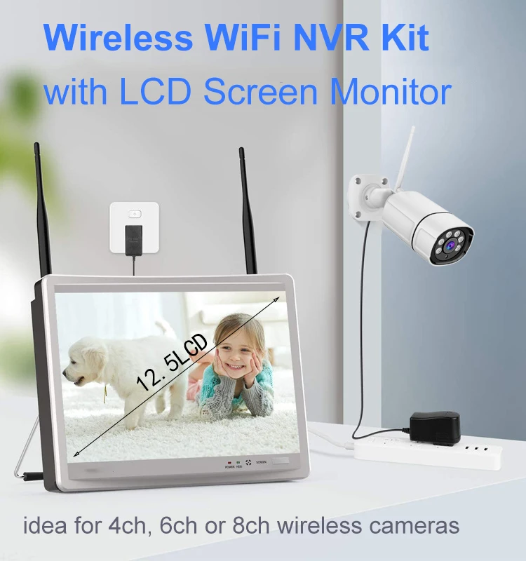 wireless LCD NVR KIT