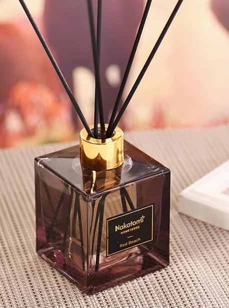 product free sample high quality scent square bottle customize fireless home air fresh 100 200ml reed diffuser-6