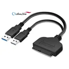 Data Sata 2.5" Inch 7 15pin 22Pin HDD SSD External Hard Drive Adapter Data Cable USB 3.0 To SATA Converter
