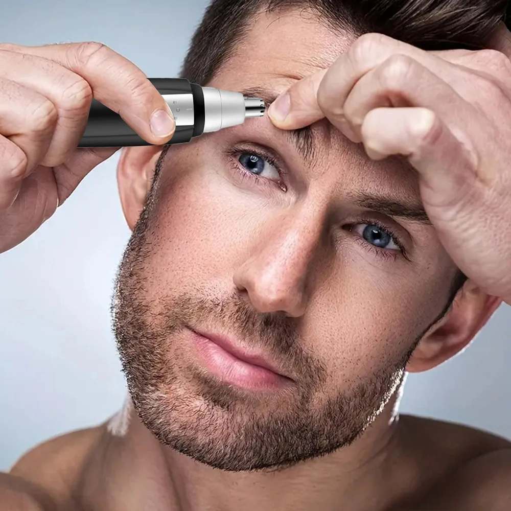 Professional Portable Electric Nose Hair Trimmer Multi-Functional Plastic Device for Painless Household RV Car Garage Use details