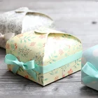 Wedding Gift Square Retro Polka Dot Wedding Gift Candy Packaging Box Creative Gift Box Customized