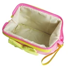 Clutch Canvas Canvas Lovely Sweet Bowknot Clutch Small Beautiful Custom Canvas Makeup Bag