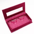 Case Private Eyelashes Private Label Box High Quality Hot Red Case Package Custom Private Lable Luxury Box For Eyelashes Tary