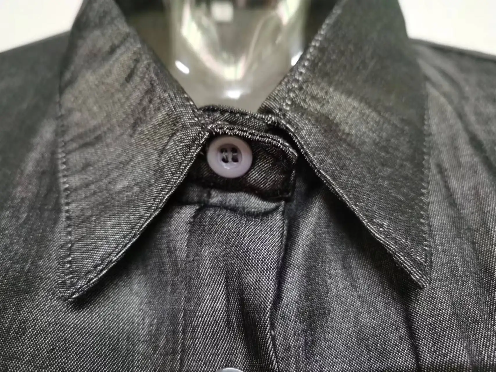 Woman Plus Size Autumn New Casual Long Denim Dress Women's Fashion Solid New Lapel Pocket Button Shirt Dresses details