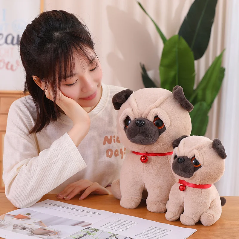 Wholesale new style stuffed animal dog ugly cute Shar Pei dog plush toy sleeping pillow supplier custom soft toys