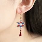 Earring Earrings Beads Earring Tassel Earring Seed Beads Earring Ethnic Jewelry