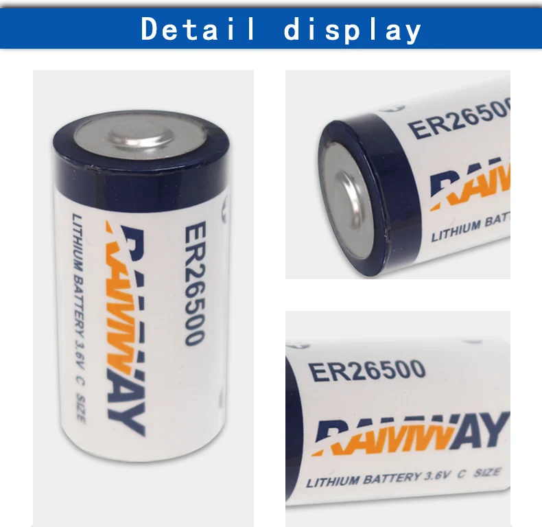 High Power 3 6v C Lithium Battery Li Soci2 Er26500 Battery 9ah Oil