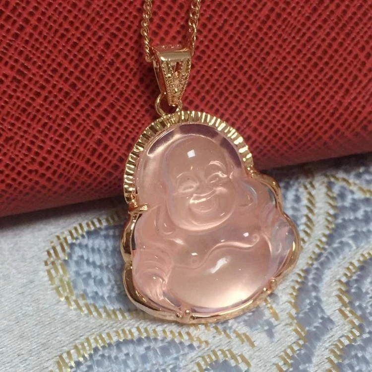Beautiful Natural Pink Crystal Pendant 