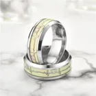 Ring European And American Wind Luminous Heartbeat Ring Popular Ring