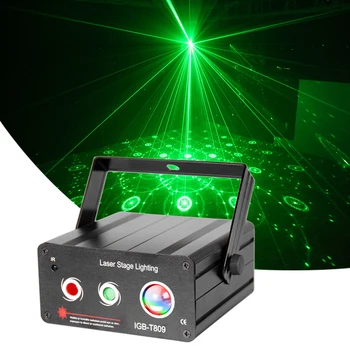 Best seller dj equipment led mini box laser light show RG christmas holiday indoor portable mini laser light show 12v