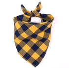 Triangle Hot-selling Pet Triangle Bandana Dog Saliva Towel Classic Plaid Style Pet Scarf