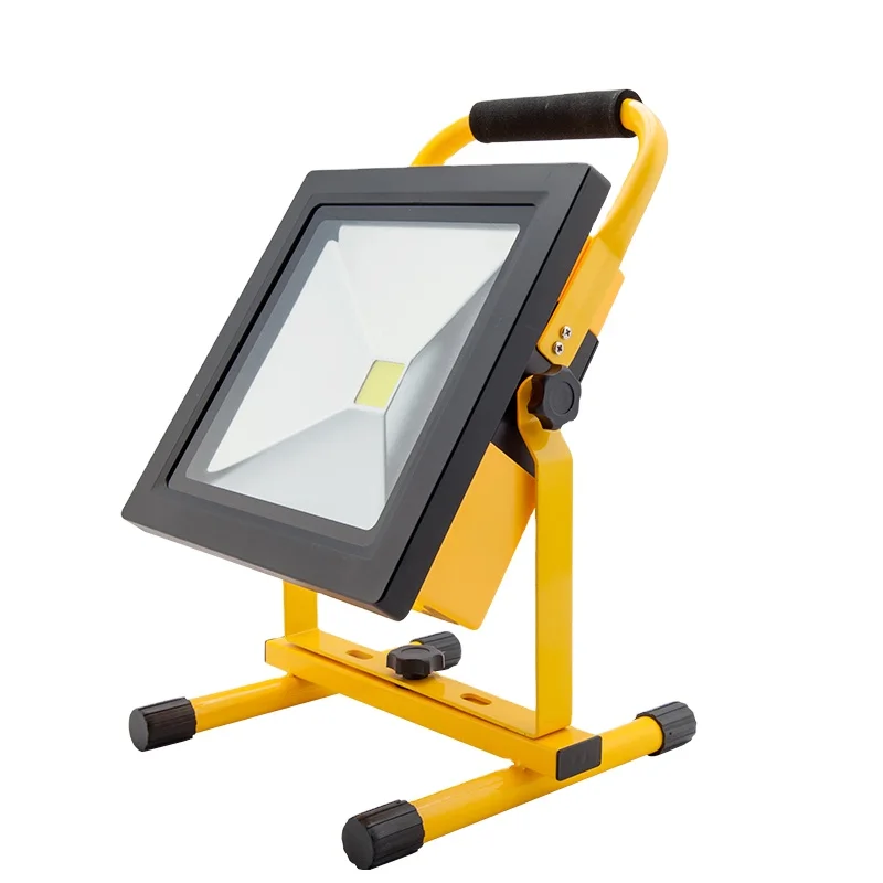 rechargeable floodlight on stand