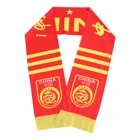 Scarf Wholesale Custom Unique Design Digital Print Football Satin Silk Scarf For Men