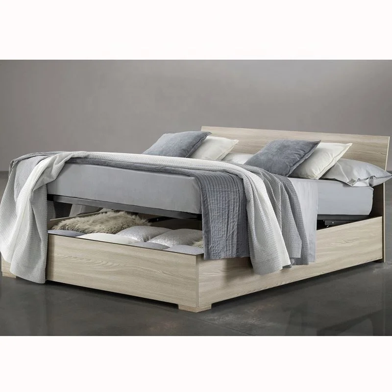 Economic Wood Beds Home Furnitures Modern Optional Bedroom Furniture Set