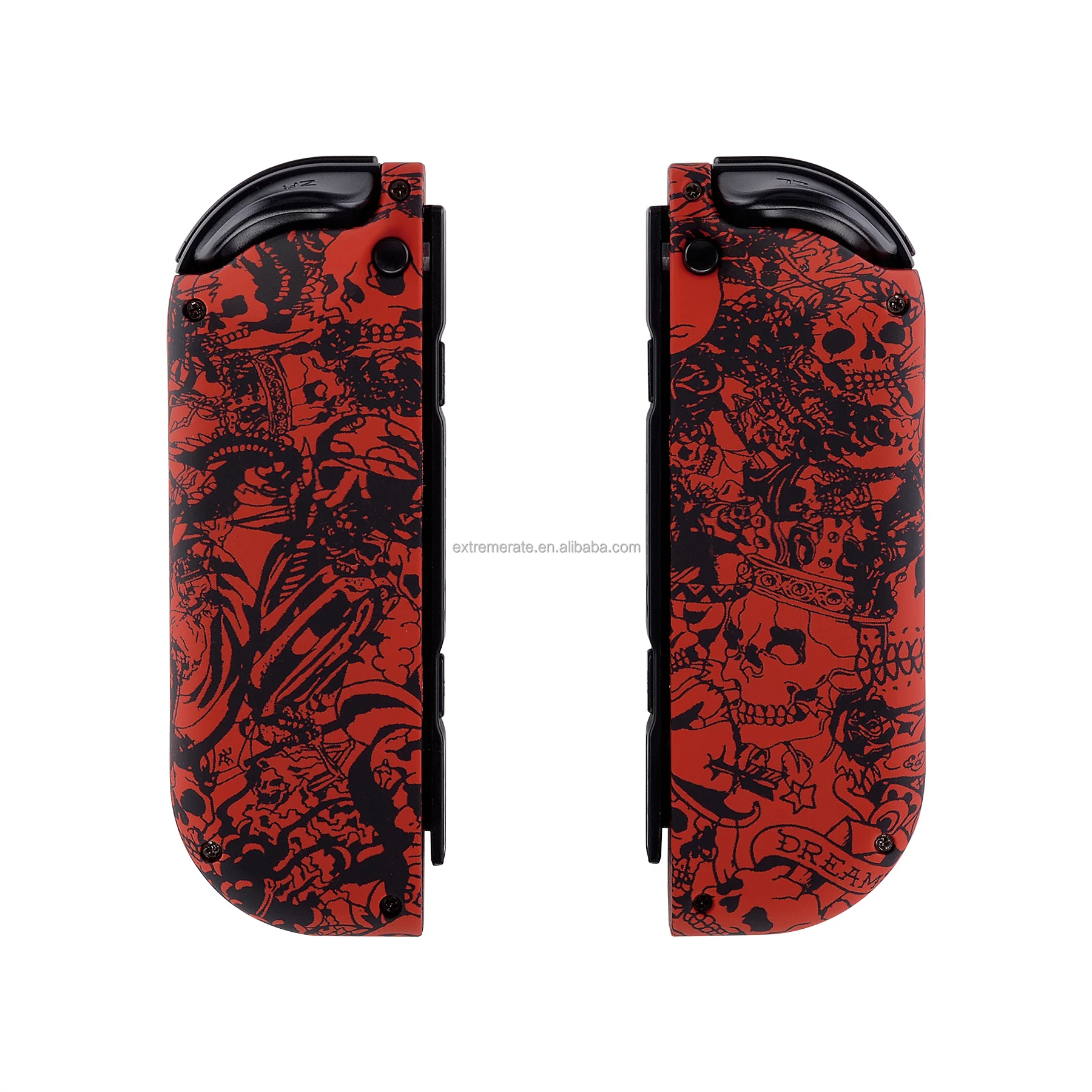 Red Custom Switch Controller Case Handle Housing Cover Left Right Grip