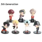 Boys Wholesale Kpop 7pcs/set 1st To 7th Generation Cute Cartoon House Of Bangtan Boys Tinytan Toy PVC Dolls