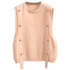 Vest Sweater New Fashion Design Ladies Vest Pullover Sweater