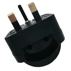 To Uk Adapter Converter Travel Adapter Plug 2 To 3 Pin EU To UK Travel Adapter Converter AC Power Plug