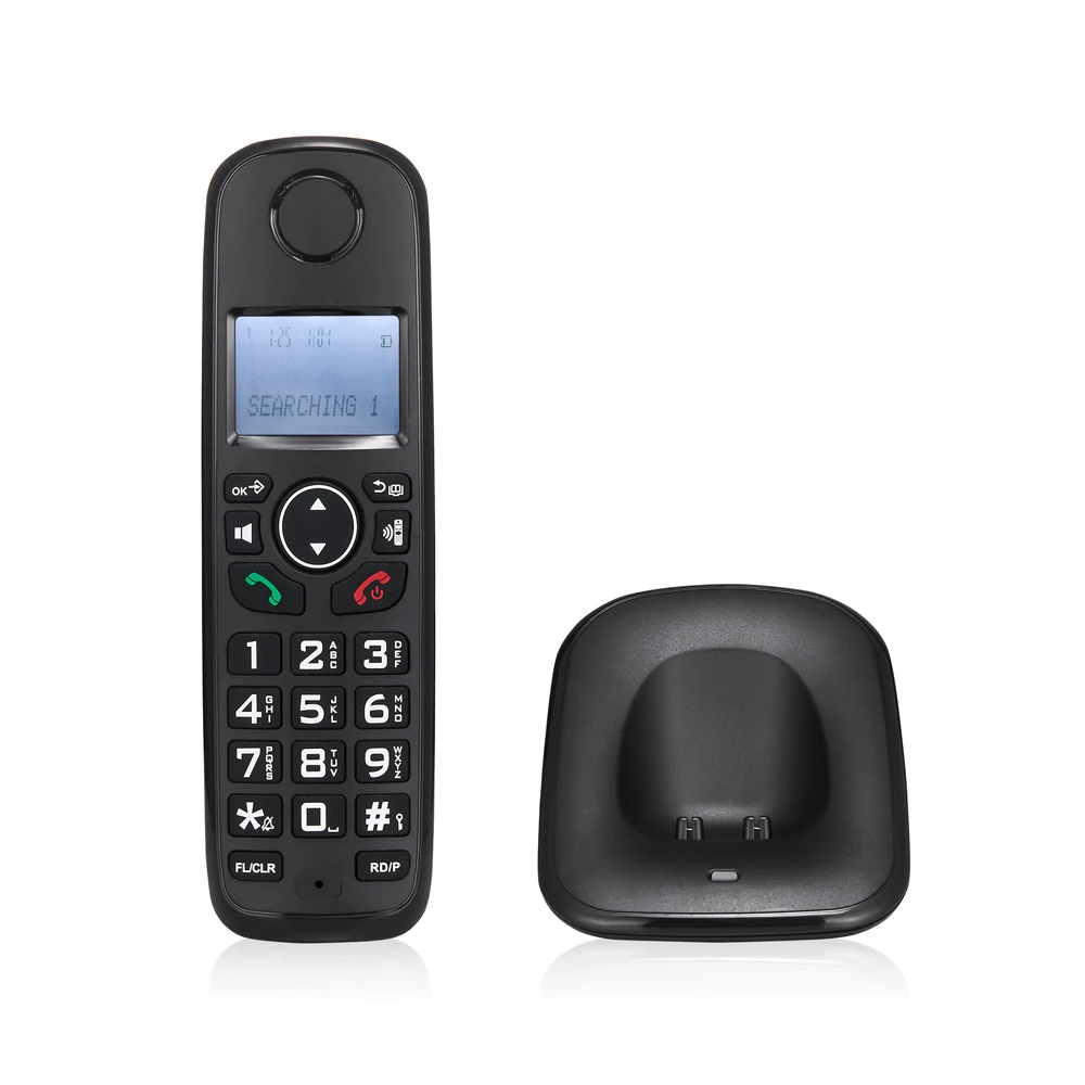 Dect Cordless Fixed Line Telephone Dect 5.0 Wireless Desktop Phone Md1001 Fixed Wireless