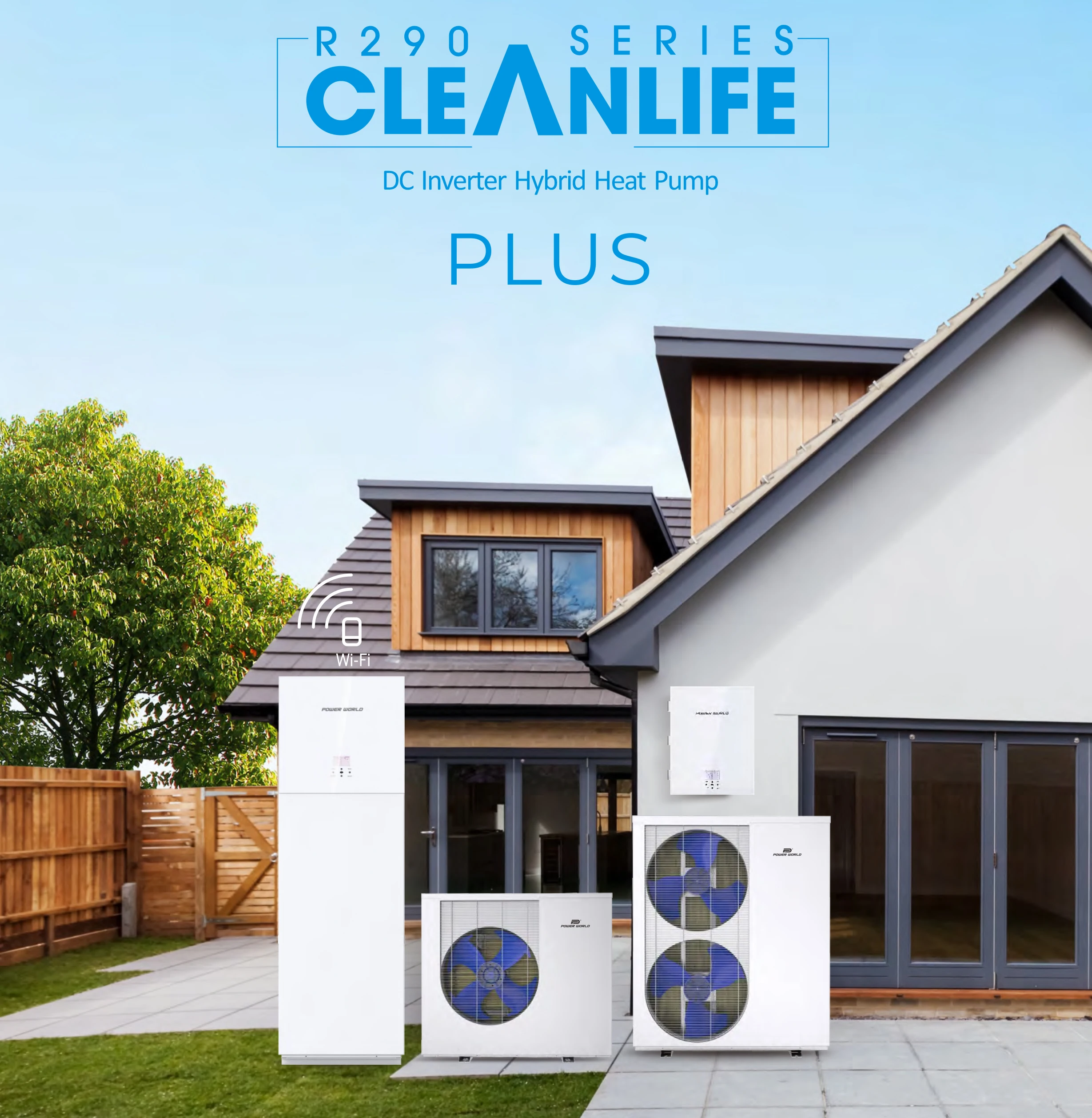 Air Source Heat Pump, EVI, Inverter, Titanium, COP - detail 2