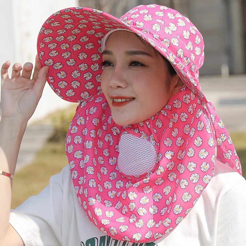 sun hat with removable neck flap